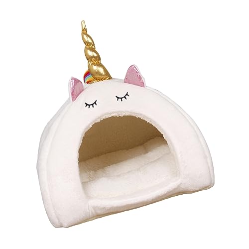Housoutil Haustierbett Hamsterbettwäsche Warmes Nest für Kleintiere Größe M Weiß Housoutil Haustierbett Hamsterbettwäsche Warmes Nest für Kleintiere Größe M Weiß von Housoutil