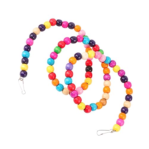 Housoutil Holzperlen Papagei Spielzeug Mit Drehbarer Leiter Kletterspielzeug Für Vögel Buntes Schaukeltier Für Papageien Und Andere Vogelarten Für Käfige Und Spielspaß Housoutil Holzperlen Papagei Spielzeug Mit Drehbarer Leiter Kletterspielzeug Für Vögel Buntes Schaukeltier Für Papageien Und Andere Vogelarten Für Käfige Und Spielspaß von Housoutil