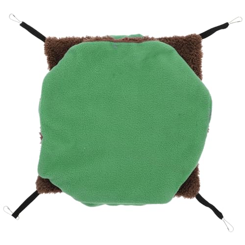 Housoutil Schlafsack für Haustiere Hängematte für Hamster kleines Tier warmes Bett Tiere hängendes Nest Haustier hängendes Bett warm halten hängender Käfig hängende Unterlage Flanell von Housoutil