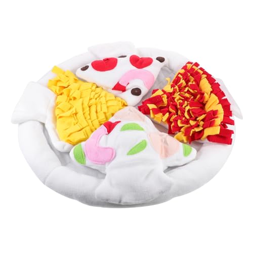 Housoutil Pet Sniffing Pad Dog chew Toy hundekauspielzeuge schnüffeldecke für Hunde Hundefutter-Puzzle Rätsel schnüffelmatte für Hunde Trainingsmatte für Haustiere der Hund Riechkissen Pizza Housoutil Pet Sniffing Pad Dog chew Toy hundekauspielzeuge schnüffeldecke für Hunde Hundefutter-Puzzle Rätsel schnüffelmatte für Hunde Trainingsmatte für Haustiere der Hund Riechkissen Pizza von Housoutil