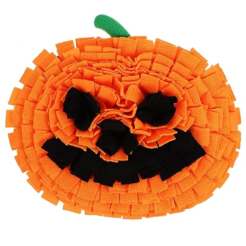 Housoutil Kürbisform Schnüffelspielzeug für Hunde Mental Mat Orange Dog Slow Feeder Housoutil Kürbisform Schnüffelspielzeug für Hunde Mental Mat Orange Dog Slow Feeder von Housoutil