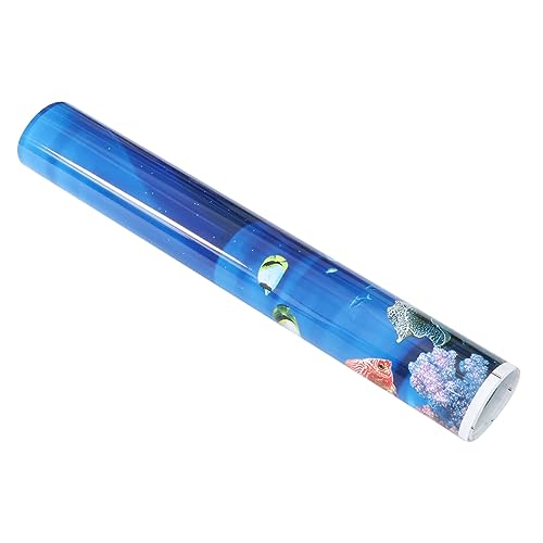 Housoutil Aquarium-hintergrundaufkleber 3D-wandkunst Selbstklebender Fischtank-Aufkleber 150 cm X 60 cm Lebendige Aquarium-rückwandfolie von Housoutil