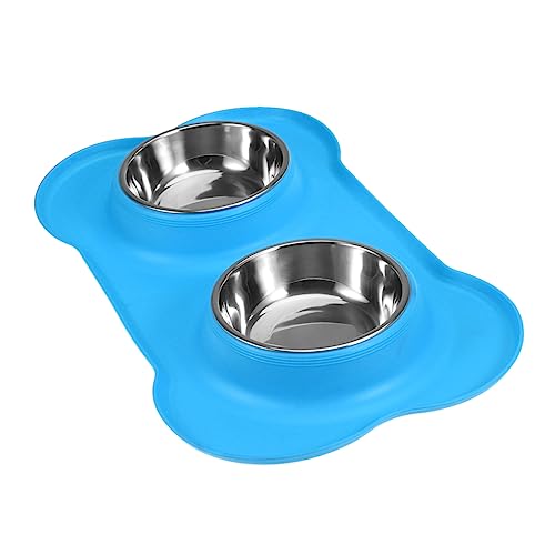 Housoutil Hundenapf-Set Mit Silikonboden rutschfest Spülmaschinenfest Für Hunde Und Katzen von Housoutil