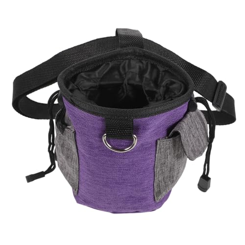 Housoutil Snackpaket Für Haustiere Hundetrainingstasche Trainingstasche Für Haustiere Leckerlibeutel Für Haustiere Trainingstasche Für Hunde Oxford-Stoff Hundetasche Gürtel Violett von Housoutil