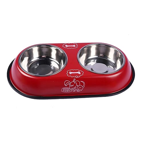 Housoutil Doppelnapf-Set Für Haustiere Edelstahl-hundefutternapf Ohne Boden Für Hunde Und Katzen Housoutil Doppelnapf-Set Für Haustiere Edelstahl-hundefutternapf Ohne Boden Für Hunde Und Katzen von Housoutil