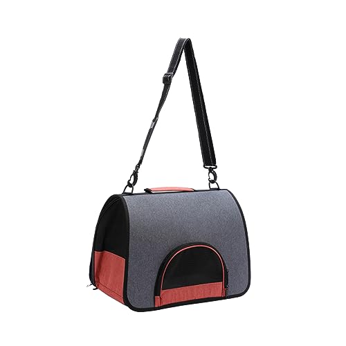 Housoutil Tragetasche für Katzen Hundehütte Tasche pet Backpack Haustiertrage Welpenzwinger Haustiere Transportbox für Hunde Haustiertasche eine Hand Haustierkäfig Hündchen Hosenträger von Housoutil