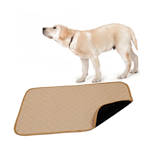 Housoutil Waschbare wasserdichte Hundepads Für Welpen Und Katzen Hygienische Urinunterlage Beige Rutschfestes Design Für Innenbereich Wiederverwendbar Und Pflegeleicht Housoutil Waschbare wasserdichte Hundepads Für Welpen Und Katzen Hygienische Urinunterlage Beige Rutschfestes Design Für Innenbereich Wiederverwendbar Und Pflegeleicht von Housoutil