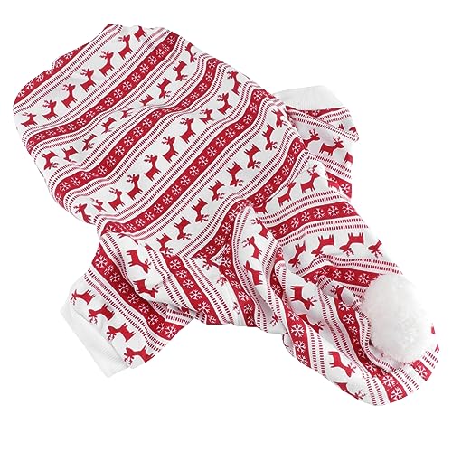 Housoutil Dackel-Kapuzenpullover Für Hunde Weihnachts-elch-Design Haustier-hundekostüm Mantel Für Hunde Haustier-Party-Outfit Housoutil Dackel-Kapuzenpullover Für Hunde Weihnachts-elch-Design Haustier-hundekostüm Mantel Für Hunde Haustier-Party-Outfit von Housoutil