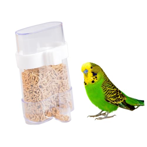 Housoutil Futternapf Für Vögel Papageien Tragbar Für Nymphensittiche Conure Wellensittiche Leicht Zu Reinigen Abnehmbar von Housoutil