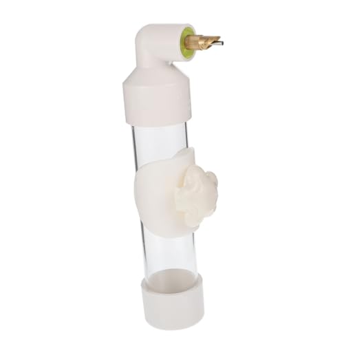 Housoutil Vogeltrinker Wasserflasche Weiß PVC Vogelkäfig Wildvogel von Housoutil