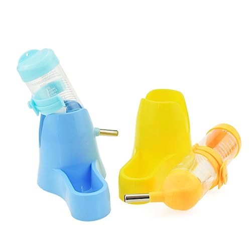 Housoutil Hamster Feeder Wasser Flasche 125ml Spender Non-Skid Basis für Haustier Nest von Housoutil
