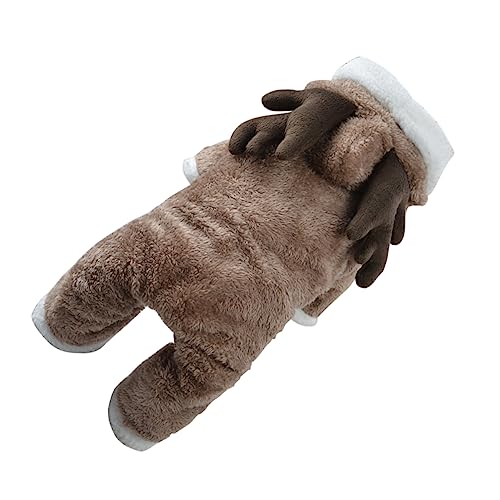 Housoutil Haustier-Festival-Cosplay-Kleid Hund warmes Tuch Hundeweihnachtspartykostü Hunde-Outfits Kleidung Kleider Party-Hundetuch Haustier-Partykostü Weihnachten Verwandlungs-Outfit von Housoutil