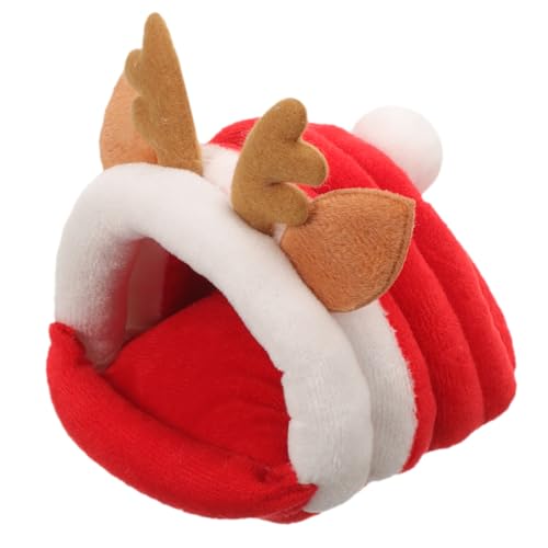 Housoutil Dekoratives Chinchillahaus Weihnachtshamsterbettwäsche Stabiles Versteck Für Ihren Hamster Housoutil Dekoratives Chinchillahaus Weihnachtshamsterbettwäsche Stabiles Versteck Für Ihren Hamster von Housoutil