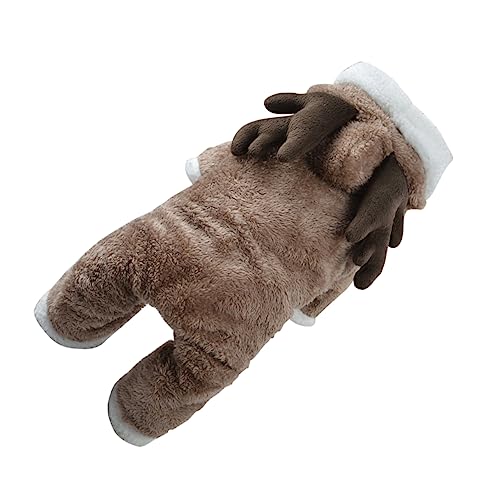 Housoutil Haustierzubehör Hundemantel Für Hunde Entzückende Weihnachtselch-Flanell-hundekleidung Partykostüme Größe XL Housoutil Haustierzubehör Hundemantel Für Hunde Entzückende Weihnachtselch-Flanell-hundekleidung Partykostüme Größe XL von Housoutil