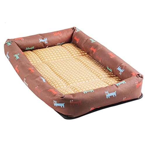 Housoutil Kühlmatte Für Hunde Rattan-Gras Sitzpolster Für Haustiere Bequem Gemütlich Schlaf Housoutil Kühlmatte Für Hunde Rattan-Gras Sitzpolster Für Haustiere Bequem Gemütlich Schlaf von Housoutil