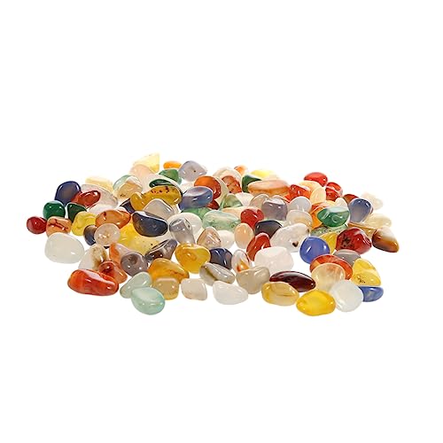 Housoutil 500g Natürlicher Achat-steinkies Für Aquarium-landschafts-dekorations-Aquarium-zubehör von Housoutil