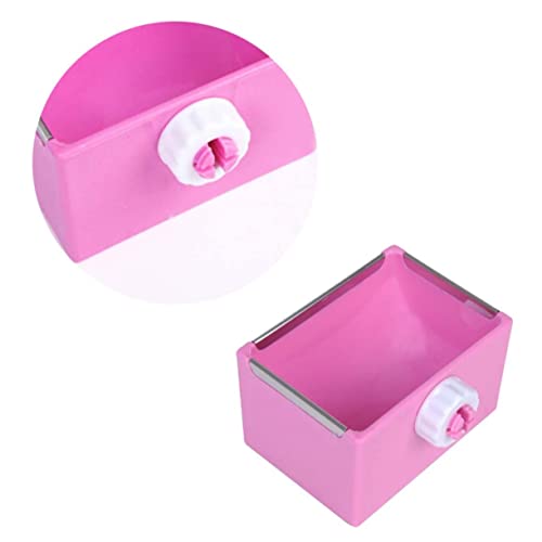 Housoutil pet Food Container Haustierfutterbehälter Haustierfutterschale Futternapf für Haustiere quadratische Haustierschüssel Chinchilla Fressnapf Haustierzubehör Haustiernapf Essensbox Housoutil pet Food Container Haustierfutterbehälter Haustierfutterschale Futternapf für Haustiere quadratische Haustierschüssel Chinchilla Fressnapf Haustierzubehör Haustiernapf Essensbox von Housoutil