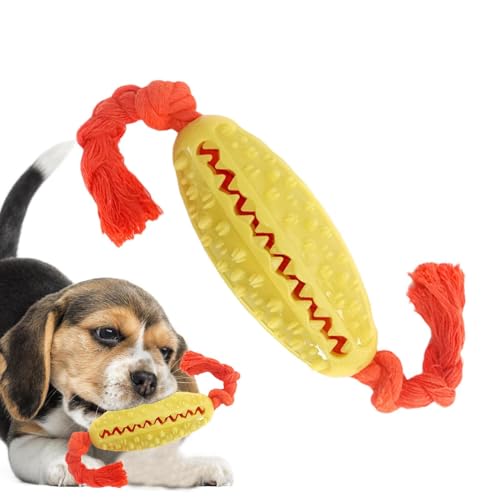 Houssem Kauspielzeug für Hunde - Kauspielzeug für Welpen | Doppelseitiges Sägezahn-Hundekauspielzeug für Aggressive Kauer, Zahnreinigung, Zahnbürstenspielzeug, Futterspender, Spielzeug für Hunde von Houssem