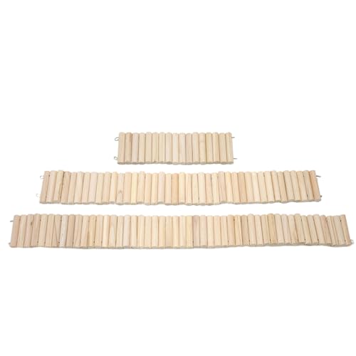 3 Stück Hamsterbrücke aus Holz, biegsam, Kletterzaun für Hamster, DIY-Hamsterkäfig-Dekoration, Haustier-Hamsterleiter, Brücke für Hamster, Chinchilla, Kleintiere, Hamsterzaun, Hamstertreppe, Hams 3 Stück Hamsterbrücke aus Holz, biegsam, Kletterzaun für Hamster, DIY-Hamsterkäfig-Dekoration, Haustier-Hamsterleiter, Brücke für Hamster, Chinchilla, Kleintiere, Hamsterzaun, Hamstertreppe, Hams von HoveeLuty