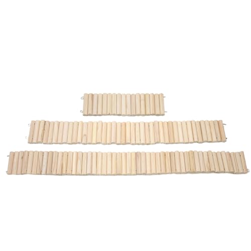 3 Stück Hamsterbrücke aus Holz, biegsam, Kletterzaun für Hamster, DIY-Hamsterkäfig-Dekoration, Haustier-Hamsterleiterbrücke für Hamster, Chinchilla, Kleintiere, Hamsterleiter, Hamsterzaun, Hamste 3 Stück Hamsterbrücke aus Holz, biegsam, Kletterzaun für Hamster, DIY-Hamsterkäfig-Dekoration, Haustier-Hamsterleiterbrücke für Hamster, Chinchilla, Kleintiere, Hamsterleiter, Hamsterzaun, Hamste von HoveeLuty