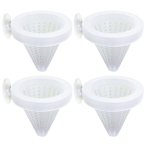4-teiliger Fischfutterspender, trichterförmiger Fischfutterspender für Würmer, 2, 6 x 2, 7 Zoll Aquarium-Futterspender mit Saugnapf, langlebiger aus Kunststoff für Aquarium-Aquar 4-teiliger Fischfutterspender, trichterförmiger Fischfutterspender für Würmer, 2, 6 x 2, 7 Zoll Aquarium-Futterspender mit Saugnapf, langlebiger aus Kunststoff für Aquarium-Aquar von HoveeLuty