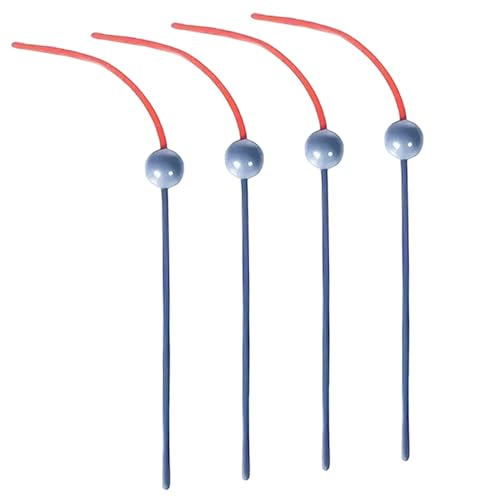 4-teiliges Katzenstab-Ersatzspielzeug für interaktives motorisiertes Kätzchenspielzeug, Katzenstab-Spielzeug-Nachfüllpackung aus Kunststoff, Spielzeug für den Innenbereich, Spiel- und Üb von HoveeLuty