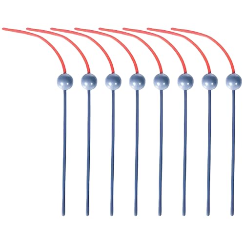 8-teiliges Katzenstab-Ersatzspielzeug für interaktives motorisiertes Kätzchenspielzeug, Katzen-Teaser-Stab aus Kunststoff, Nachfüllpackung für Indoor-Kätzchenspiel und -Übung, motorisiertes Katze von HoveeLuty