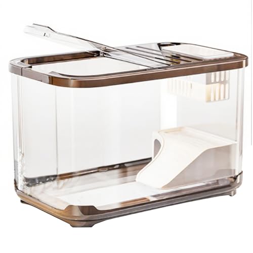 Aquarium, kompaktes Aquarium-Starter-Kit mit Klettergerüst, leicht zu reinigen und zu pflegen, für Schildkröten und Wassertiere, Goldfischbecken, Fischaquarium, Schildkrötenbecken Aquarium, kompaktes Aquarium-Starter-Kit mit Klettergerüst, leicht zu reinigen und zu pflegen, für Schildkröten und Wassertiere, Goldfischbecken, Fischaquarium, Schildkrötenbecken von HoveeLuty