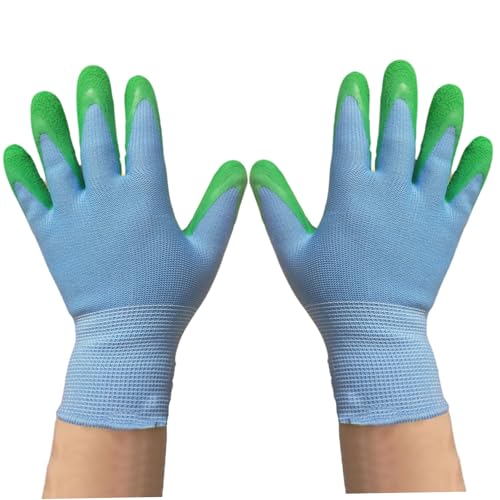 Gartenhandschuhe, bissfeste Handschuhe für Kinder im Alter von 6–12 Jahren, 19 cm große Latexhandschuhe zum Umgang mit Tieren für Eidechsen, Papageien und mehr, schützende, thronfeste Gartenhandsc Gartenhandschuhe, bissfeste Handschuhe für Kinder im Alter von 6–12 Jahren, 19 cm große Latexhandschuhe zum Umgang mit Tieren für Eidechsen, Papageien und mehr, schützende, thronfeste Gartenhandsc von HoveeLuty