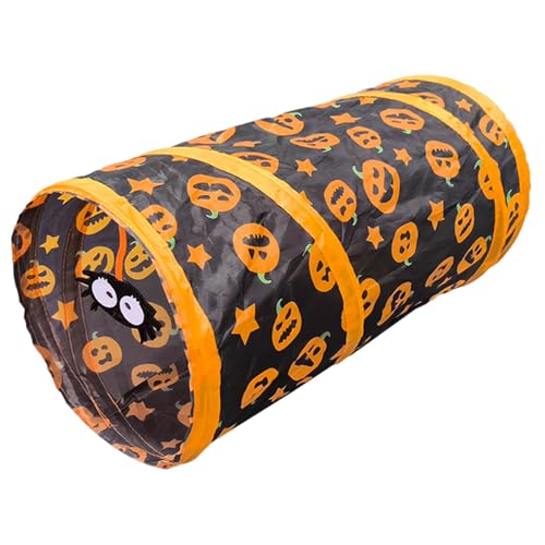 Halloween-Katzentunnel, Faltbare Kürbis-Katzentunnel, interaktives Kätzchenspielzeug für Halloween, Heimtierbedarf für den Innenbereich, für Hauskatzen, Katzentunnelbett, Katzenzelt Halloween-Katzentunnel, Faltbare Kürbis-Katzentunnel, interaktives Kätzchenspielzeug für Halloween, Heimtierbedarf für den Innenbereich, für Hauskatzen, Katzentunnelbett, Katzenzelt von HoveeLuty