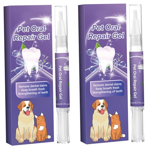 HoveeLuty 2 Stück Zahnreparaturgel für Haustiere, 20 g Zahnreparaturgel für Haustiere für Hunde und Katzen, Minz-Atemerfrischer für, Zahnstift zur Zahnsteinentfernung, Zahnpasta für für HoveeLuty 2 Stück Zahnreparaturgel für Haustiere, 20 g Zahnreparaturgel für Haustiere für Hunde und Katzen, Minz-Atemerfrischer für, Zahnstift zur Zahnsteinentfernung, Zahnpasta für für von HoveeLuty