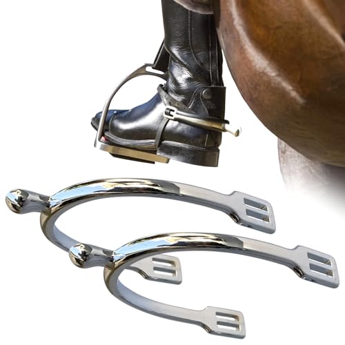 HoveeLuty 2 Stück englische Sporen aus Legierung, Western-Cowboystiefel-Sporen, Reitausrüstung für Kinder, Stiefel-, Western-, für Cowboystiefel von HoveeLuty