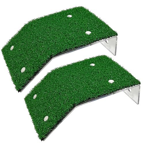 HoveeLuty 2-teilige Schildkrötenrampe, simulierte Sonnenplattformen für Grasschildkröten mit Saugnapf zum Bewohnen, Klettern, Füttern und Spielen. Sonnenplattformen für Schildkröten. Lebe von HoveeLuty