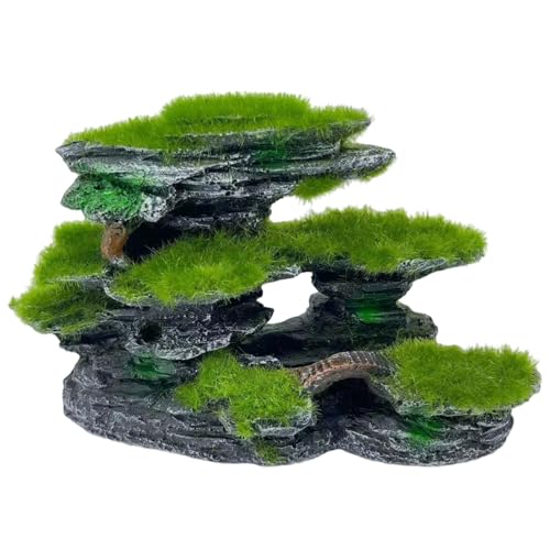 HoveeLuty Aquarium-Sichtstein, 17 x 6 x 11, 4 cm, Moos-Aquarium-Versteck, große, tauchfähige -Dekoration aus Kunstharz, DIY-freundliches -Zubehör, Dekoration, HoveeLuty Aquarium-Sichtstein, 17 x 6 x 11, 4 cm, Moos-Aquarium-Versteck, große, tauchfähige -Dekoration aus Kunstharz, DIY-freundliches -Zubehör, Dekoration, von HoveeLuty