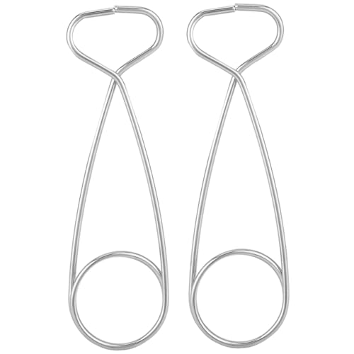 HoveeLuty Flaschenhalter, 2 Stück, 15, 2 cm, Edelstahl, Fischmaulspreizer, Hängehaken, tragbarer Fischmaulspreizer für Camping, Outdoor, Haken, Wasserflaschenhalter HoveeLuty Flaschenhalter, 2 Stück, 15, 2 cm, Edelstahl, Fischmaulspreizer, Hängehaken, tragbarer Fischmaulspreizer für Camping, Outdoor, Haken, Wasserflaschenhalter von HoveeLuty