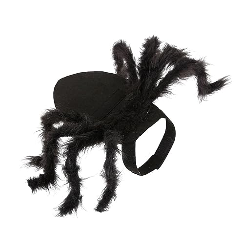 HoveeLuty Spider Cat Kostüm Haustier Halloween Kostüme Verstellbarer Spider Halloween Pet Hals tragen Welpenkabelbaum Kleidung für Halloween Festival Cosplay Party Black S 1pc HoveeLuty Spider Cat Kostüm Haustier Halloween Kostüme Verstellbarer Spider Halloween Pet Hals tragen Welpenkabelbaum Kleidung für Halloween Festival Cosplay Party Black S 1pc von HoveeLuty