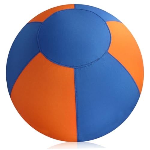 Hüteball für Hunde, 45, 7 cm großer PVC-Hüteball mit Polyester-Überzug mit Reißverschluss, Kratzfest, interaktives Mehrzweckspielzeug für Pferde und Schafe, Ball für Haustiere, Haustierspielzeug von HoveeLuty