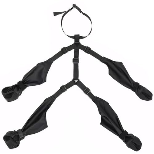 Hund Hosendiefel Staubdichte wasserdichte Hundestiefel verstellbare Nicht rutschfeste Hund Schuhe Schnelle Freisetzung Schützende Outdoor Walking Suspender Stiefel für Dogsdog-Stiefel für Winterdog S Hund Hosendiefel Staubdichte wasserdichte Hundestiefel verstellbare Nicht rutschfeste Hund Schuhe Schnelle Freisetzung Schützende Outdoor Walking Suspender Stiefel für Dogsdog-Stiefel für Winterdog S von HoveeLuty