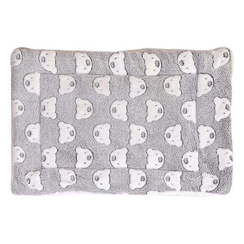 Hundebettmatte, graue Hundekistenmatte mit Bärenmuster, 30, 5 x 40, 6 cm Hundematte, weiche und warme Katzenbettmatte, Bequeme Katzenmatte aus Stoff für Zuhause Hundebettmatte, graue Hundekistenmatte mit Bärenmuster, 30, 5 x 40, 6 cm Hundematte, weiche und warme Katzenbettmatte, Bequeme Katzenmatte aus Stoff für Zuhause von HoveeLuty
