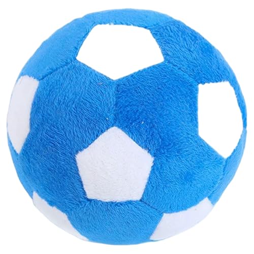 Hundespielzeugbälle, Zahnreinigung und Zahnfleischpflege, weicher Plüsch-Hundefußball, 11, 9 cm, interaktives Spielzeug für Training und Spielzeit, Hundebälle, Hundeball, weiches Hundespielzeug, H von HoveeLuty