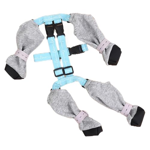 Hundestiefel mit Hosenträgern, verstellbare Stiefel mit Hosenträgern für Hunde, weiche und warme Hundestiefel, staubdichte für Winterspaziergänge im Freien, Hundeschuhe, Hundepfotens Hundestiefel mit Hosenträgern, verstellbare Stiefel mit Hosenträgern für Hunde, weiche und warme Hundestiefel, staubdichte für Winterspaziergänge im Freien, Hundeschuhe, Hundepfotens von HoveeLuty