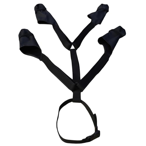 Hundestiefeletten für den Winter, rutschfeste Winterstiefel mit Hosenträgern und verstellbarem Riemen, Hundeschneeschuhe für Hunde, Winterschnee, Regen, Wanderpfotenschutz, S, Winterstiefel für H von HoveeLuty