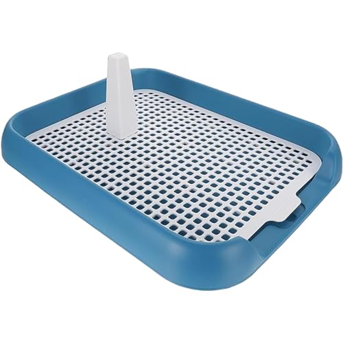 Hundetoilette, 45, 7 x 35, 6 x 5, 1 cm, rutschfeste Hundetoilette aus Netzgewebe mit sicherem Riegel, Abnehmbarer Halter für Hundetoilettentraining im Innenbereich, für kleine und mittelgroße Hunde Hundetoilette, 45, 7 x 35, 6 x 5, 1 cm, rutschfeste Hundetoilette aus Netzgewebe mit sicherem Riegel, Abnehmbarer Halter für Hundetoilettentraining im Innenbereich, für kleine und mittelgroße Hunde von HoveeLuty