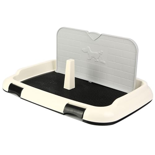 Hundetoilette, 46, 7 x 37, 1 cm, große Hundetoilette für den Innenbereich, Trainingstoilette für Hunde, tragbare, Kunststofftoilette für Welpen und Katzen, für den Innen Hundetoilette, 46, 7 x 37, 1 cm, große Hundetoilette für den Innenbereich, Trainingstoilette für Hunde, tragbare, Kunststofftoilette für Welpen und Katzen, für den Innen von HoveeLuty