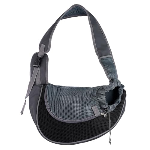 Hundetragetuch, atmungsaktives Mesh-Welpentragetuch, Crossbody-Hundetragetuch mit verstellbarem Gurt, Hundeträger für kleine Hunde, kleine Hundetrage von HoveeLuty