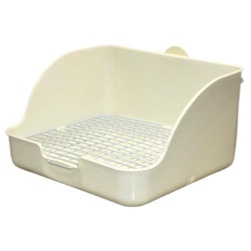 Kaninchentoilette, 27, 9 x 23, 9 x 15, 2 cm Käfig-Katzentoilette, auslaufsichere PP-Kaninchenstreu, abnehmbare, waschbare, ungiftige Kaninchenstreu, Kleintiertoilette für Hamster, Meerschweinchen-Ka Kaninchentoilette, 27, 9 x 23, 9 x 15, 2 cm Käfig-Katzentoilette, auslaufsichere PP-Kaninchenstreu, abnehmbare, waschbare, ungiftige Kaninchenstreu, Kleintiertoilette für Hamster, Meerschweinchen-Ka von HoveeLuty