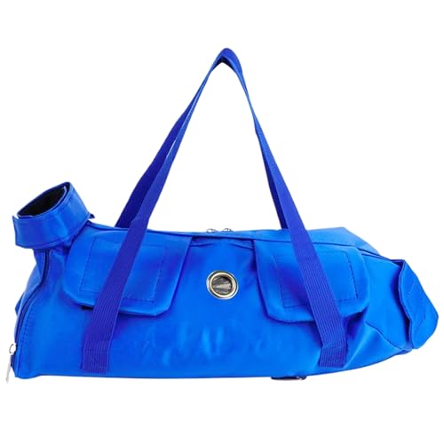 Katzenbadetasche, kratzfeste Katzenpflegetasche aus Nylon mit Reißverschluss und Klebeband, verstellbare multifunktionale Katzen-Fesseltasche zum Baden, Waschen, Krallenschneiden, M, Katzenbadeta von HoveeLuty