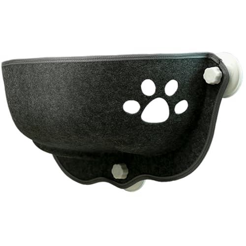 Katzenbett mit Saugnapf fürs Fenster, 50, 8 x 27, 9 x 27, 9 cm, halbmondförmige Katzenfenster-Hängematte, Katzenfensterbett mit starkem Saugnapf, waschbare Katzen-Autohängematte, weicher Katzen-Loun Katzenbett mit Saugnapf fürs Fenster, 50, 8 x 27, 9 x 27, 9 cm, halbmondförmige Katzenfenster-Hängematte, Katzenfensterbett mit starkem Saugnapf, waschbare Katzen-Autohängematte, weicher Katzen-Loun von HoveeLuty