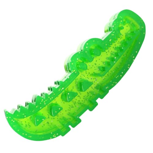 Kauspielzeug für Hunde für aggressive Kauer, 16 x 6 cm, Alligator-Puzzlespielzeug für langsames Fressen, zur Zahnreinigung, beschäftigt den Hund, Puzzlespielzeug für langsames Fressen, Zahnbürstens Kauspielzeug für Hunde für aggressive Kauer, 16 x 6 cm, Alligator-Puzzlespielzeug für langsames Fressen, zur Zahnreinigung, beschäftigt den Hund, Puzzlespielzeug für langsames Fressen, Zahnbürstens von HoveeLuty