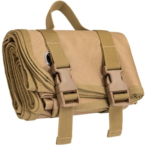 Schießmatte, 79 x 30 Zoll, wasserdichtes Schießpad aus Oxford-Stoff, tragbarer, faltbarer Zeltteppich mit Griff und Schnalle, Picknickdecken zum Wandern, Camping, Outdoor-Waffenmatte, Schießmatte Schießmatte, 79 x 30 Zoll, wasserdichtes Schießpad aus Oxford-Stoff, tragbarer, faltbarer Zeltteppich mit Griff und Schnalle, Picknickdecken zum Wandern, Camping, Outdoor-Waffenmatte, Schießmatte von HoveeLuty